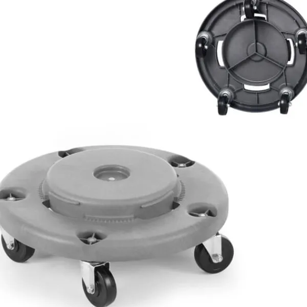 Vagnbas på hjul för en rund sopcontainer, diameter. 50 cm - Hendi 691441