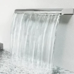 Vattenfallutlopp, 60x26x8 cm, Silver, Rostfritt stål