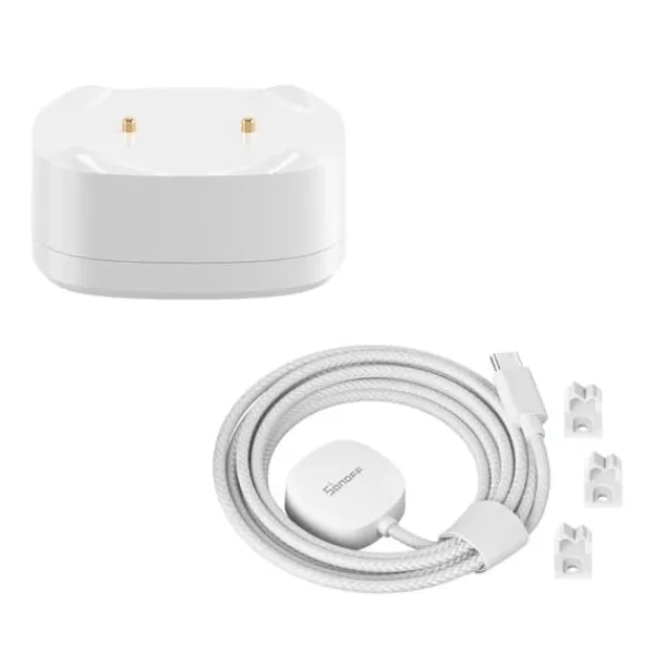 Vattenläckage/översvämningssensorsats ZigBee SONOFF SNZB-05P + kabel WLDC200