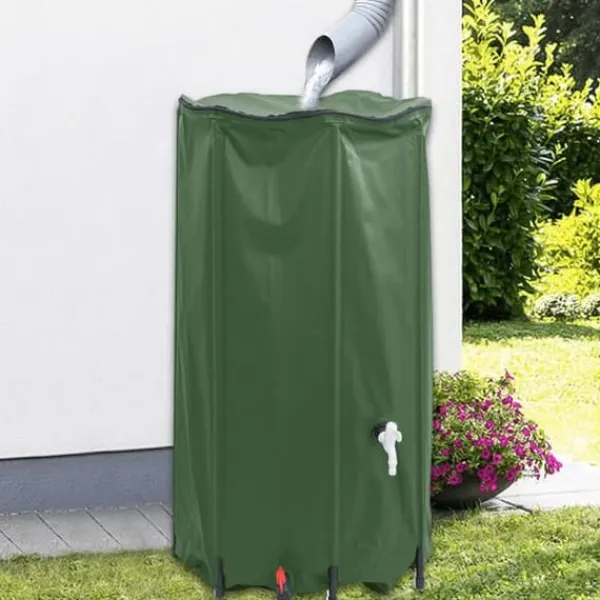 Online Vattentank med kran vikbar 380 L PVC Regntunnor