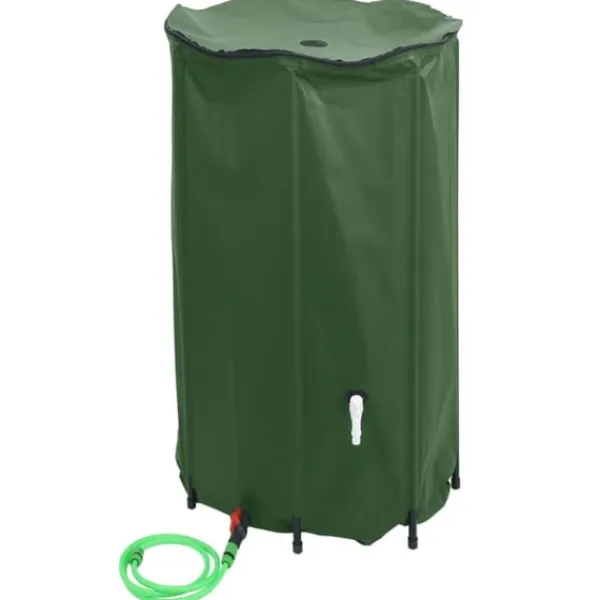 vidaXL Vattentank med kran vikbar 100 L PVC