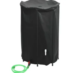 vidaXL Vattentank med kran vikbar 1000 L PVC