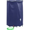 vidaXL Vattentank med kran vikbar 1000 L PVC