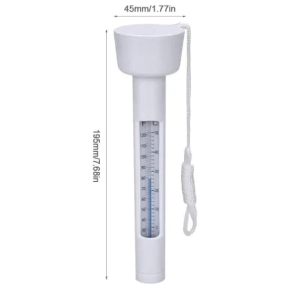 Vattentemperatur Stor termometer Stor flytande pooltermometer