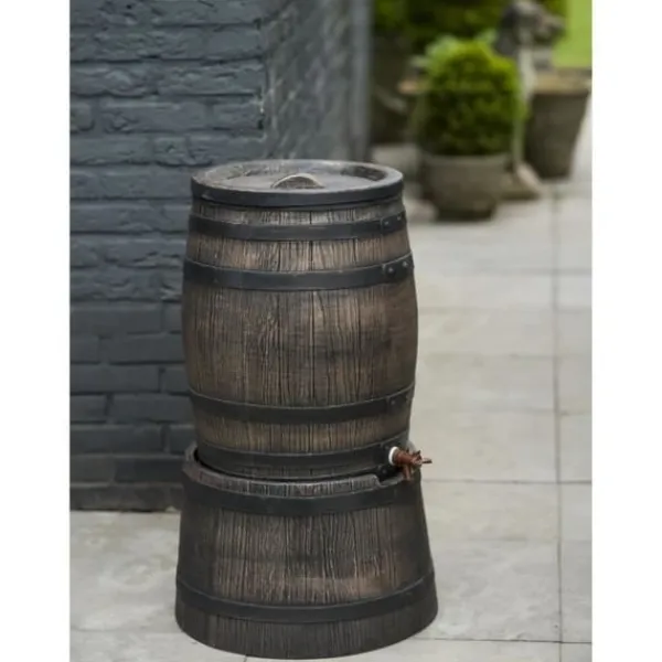 Vattenuppsamlare - NATURE - Tunna - 50 liter - Rotationsgjuten PE - Tillbehör ingår
