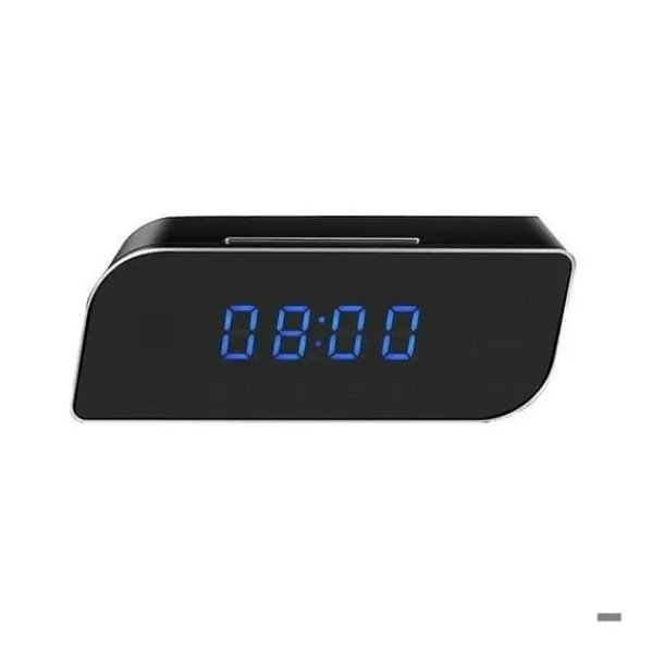 Väckarklocka med Full HD 4K infraröd spionkamera och rörelsedetektering Säkerhetsmonitorer & Videokameror
