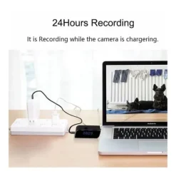 Väckarklocka med Full HD 4K infraröd spionkamera och rörelsedetektering Säkerhetsmonitorer & Videokameror