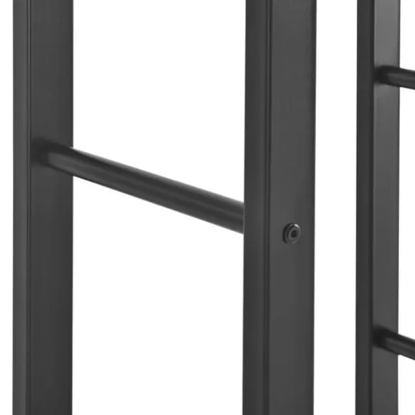 Best Vedförvaring vedställ 50x150x25cm stål svart Tillbehör Till Vedeldade Kaminer & Öppna Spisar