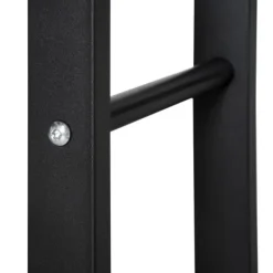 Clearance Vedhållare 40×25×100 cm, stål, upp till 100 kg, svart Tillbehör Till Vedeldade Kaminer & Öppna Spisar