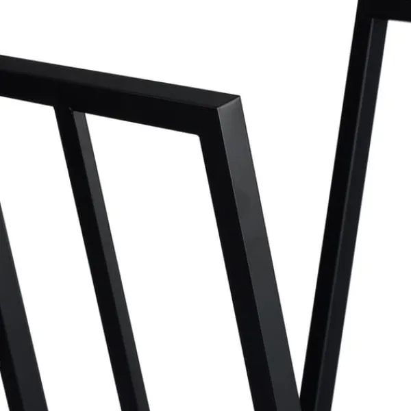 Discount Vedhållare, 55,5x62x35 cm, svart Tillbehör Till Vedeldade Kaminer & Öppna Spisar