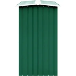Discount Vedskjul i galvaniserat stål 330x92x153 cm grön - Förvaringsbod För Ved - Vedförvaringsbord - Home & Living Skjul, Garage & Carports