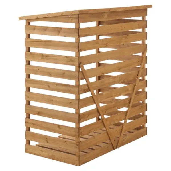 Online Vedskjul vedställ 123x116x64 cm Skjul, Garage & Carports