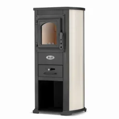Clearance Vedspis - antracit & beige - 8,5 kW Vedeldade Kaminer
