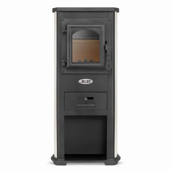 Clearance Vedspis - antracit & beige - 8,5 kW Vedeldade Kaminer