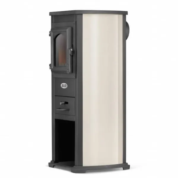 Clearance Vedspis - antracit & beige - 8,5 kW Vedeldade Kaminer