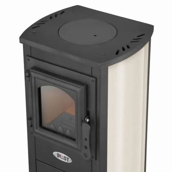 Clearance Vedspis - antracit & beige - 8,5 kW Vedeldade Kaminer