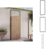 Discount Vedställ & vedkorgar - Living Vedställ matt svart 110x28x312 cm stål Tillbehör Till Vedeldade Kaminer & Öppna Spisar