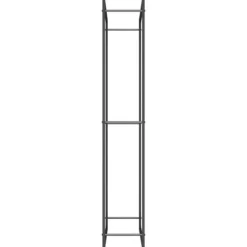 Vedställ & vedkorgar - Living Vedställ matt svart 80x28x154 cm stål