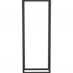 Vedställ & vedkorgar - Living Vedställ matt svart 50x28x132 cm stål