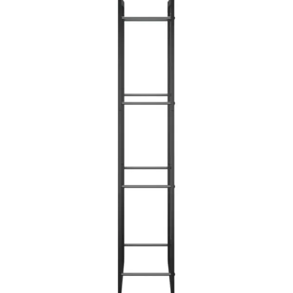 Vedställ & vedkorgar - Living Vedställ matt svart 50x28x132 cm stål