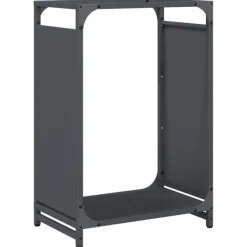 vidaXL Vedställ antracit 44x28x65 cm kallvalsat stål