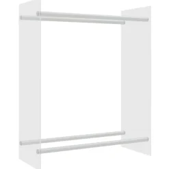 Vedställ genomskinlig 80x35x100 cm härdat glas - Vedställ - Ved Ställ - Home & Living