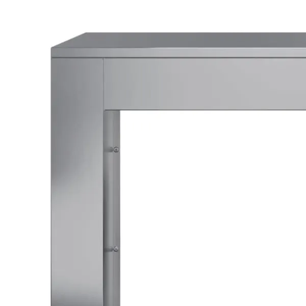 Clearance Vedställ i galvaniserat stål för vedförvaring | Storlek: 100x40x100 cm Tillbehör Till Vedeldade Kaminer & Öppna Spisar