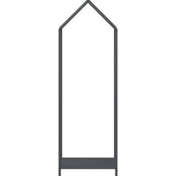 Vedställ i kallvalsat stål - Elegant vedförvaring | Färg: Antracit | Storlek: 40x25x120 cm