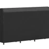 Vedställ i metall 199 × 30 × 121 cm – 0,6 m³ med vattentätt överdrag, upp till 300 kg