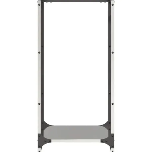 Best Vedställ i rostfritt stål - Hålla veden torr och organiserad | Storlek: 40x30x80 cm Tillbehör Till Vedeldade Kaminer & Öppna Spisar