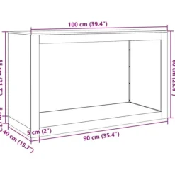 Outlet Vedställ i stål för vedförvaring - Slitstarkt och väderbeständigt | Färg: Grön | Storlek: 100x40x60 cm Tillbehör Till Vedeldade Kaminer & Öppna Spisar