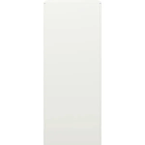 New Vedställ i stål för vedförvaring - Hållbart och väderbeständigt | Storlek: 100x40x100 cm | Färg: Vit Tillbehör Till Vedeldade Kaminer & Öppna Spisar
