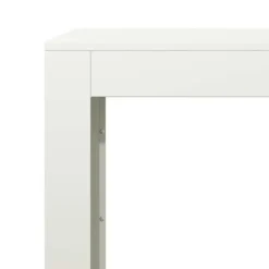 New Vedställ i stål för vedförvaring - Hållbart och väderbeständigt | Storlek: 100x40x100 cm | Färg: Vit Tillbehör Till Vedeldade Kaminer & Öppna Spisar