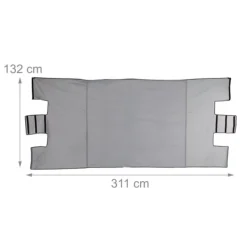 Outlet Vedställ, Metall, 122x245x40 cm, Svart Tillbehör Till Vedeldade Kaminer & Öppna Spisar