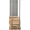 Sale Vedställ Spark 100 25 x 25 x 100 cm Tillbehör Till Vedeldade Kaminer & Öppna Spisar