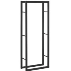 New Vedställ Täby vedförvaring 60x25x150 cm stål Tillbehör Till Vedeldade Kaminer & Öppna Spisar