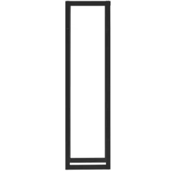 Vedställ Täby vedförvaring 40x25x150 cm stål Tillbehör Till Vedeldade Kaminer & Öppna Spisar