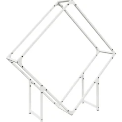 Best Vedställ vit 100x25x100 cm kallvalsat stål Tillbehör Till Vedeldade Kaminer & Öppna Spisar