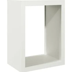 vidaXL Vedställ vit 60x40x80 cm stål
