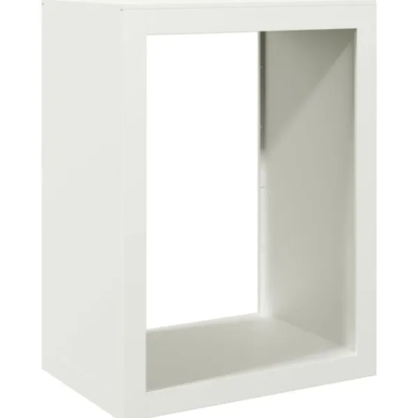 vidaXL Vedställ vit 60x40x80 cm stål