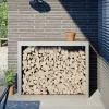 vidaXL Vedställ 100x40x80 cm rostfritt stål