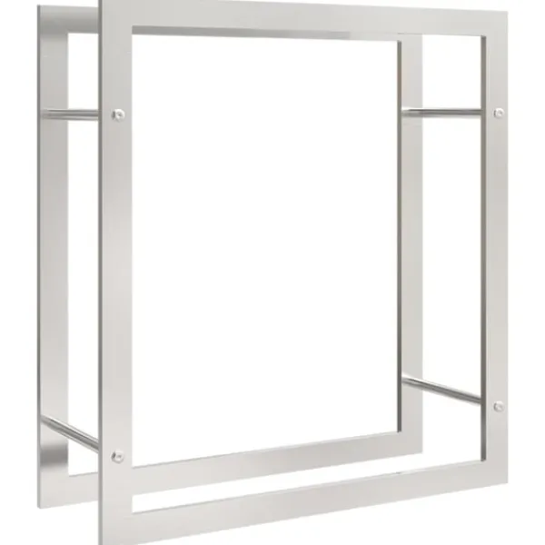vidaXL Vedställ 80x28x86 cm rostfritt stål