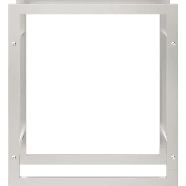 vidaXL Vedställ 80x28x86 cm rostfritt stål