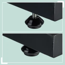 New Vedställ, 62x60x49 cm, svart Tillbehör Till Vedeldade Kaminer & Öppna Spisar