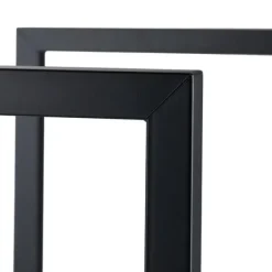 New Vedställ, 62x60x49 cm, svart Tillbehör Till Vedeldade Kaminer & Öppna Spisar