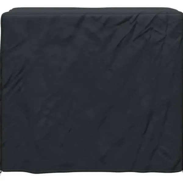 Clearance Vedställsskydd Enfärgad Svart 61 x 122 x 106 cm tyg Tillbehör Till Vedeldade Kaminer & Öppna Spisar