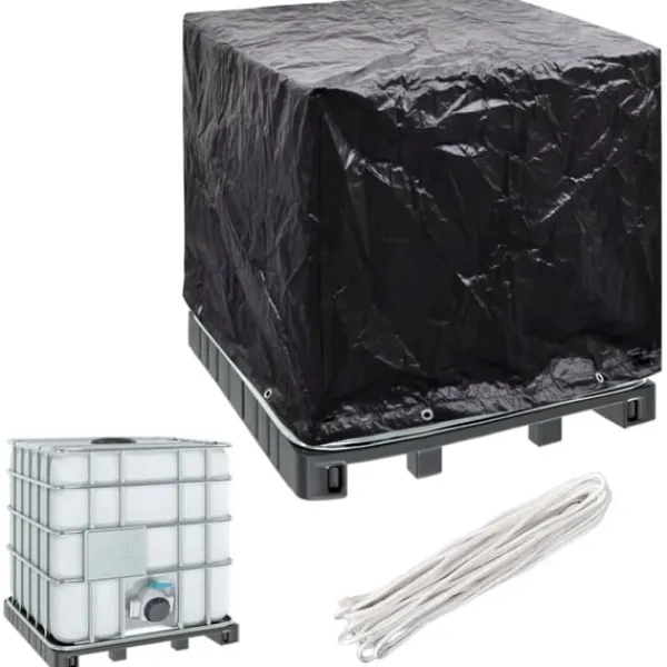 vidaXL Överdrag för IBC-behållare 8 öljetter 116x100x120 cm