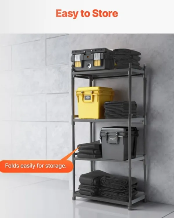 Översvämningsbarriär - Vattenaktiverade Sandfria Översvämningspåsar 8-Pack - Återanvändbara - 48 x 43,5 cm - För Dörr, Källare, Garage