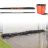 Översvämningsbarriär - Vattenaktiverade sandfria översvämningspåsar 10-pack - Återanvändbara - 153 x 21 cm - Med hink - För dörr, källare, garage