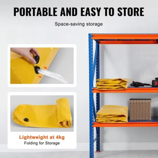Discount Översvämningsbarriärer, sandsäckar, alternativ 4-pack, vattenbarriärer för hemmet, dörröppning, uppfart (4FTx6in) Beredskapsplaner